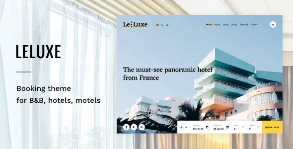 LeLuxe-酒店WordPress主题