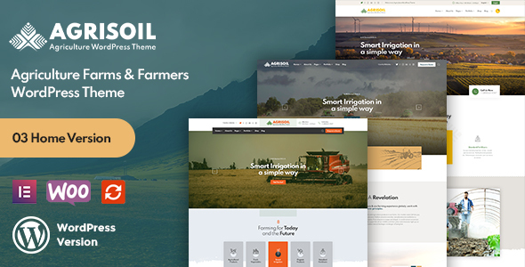Agrisoil-农业和有机农场WordPress主题