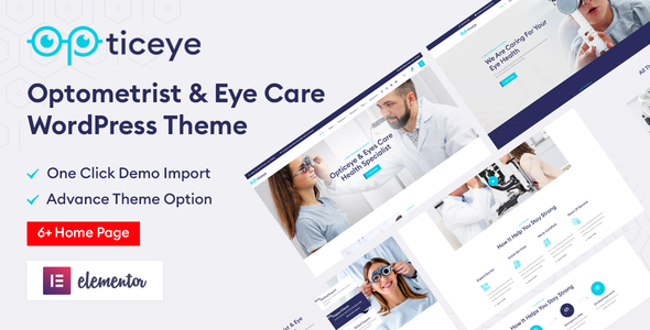 Opticeye-验光师和眼部护理WordPress主题