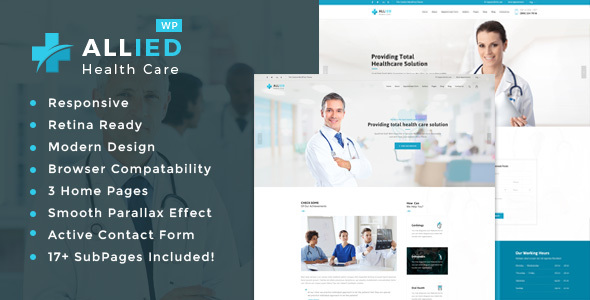 Allied Health Care-健康与医疗WordPress主题