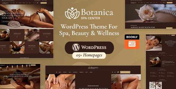 Botanica-WordPress主题水疗、美容与健康