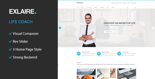 Exclaire–个人发展教练WordPress主题