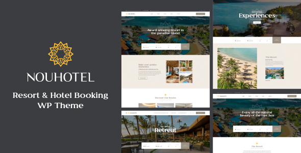NouHotel-度假酒店预订WordPress主题