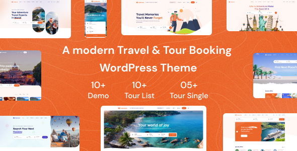 Tourio-旅游和旅游预订WordPress主题