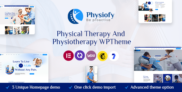 Physiofy-理疗和脊椎按摩WordPress主题