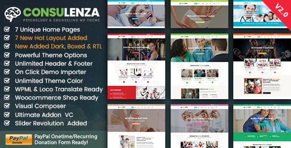 Consulenza-咨询治疗WordPress主题