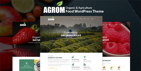 Agrom-有机和农业食品WordPress主题