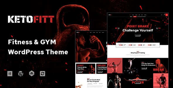 KetoFitt-健身与GYM WordPress主题