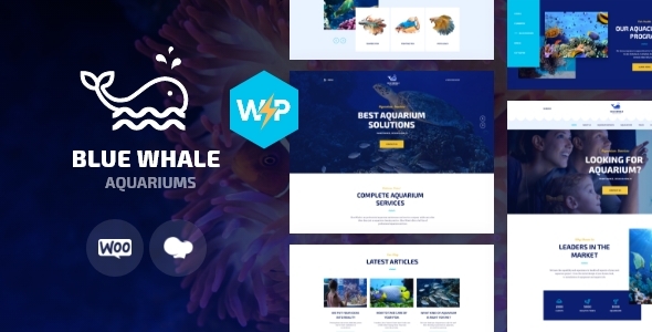 水族馆|水族馆安装和维护服务WordPress主题
