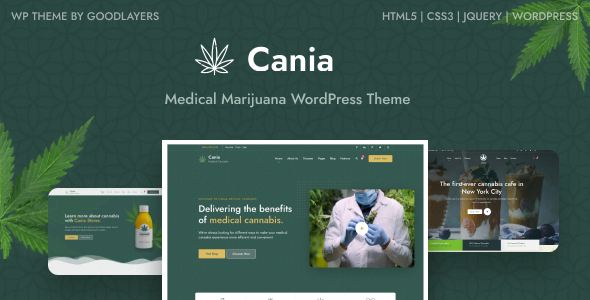 Cania-大麻医疗WordPress
