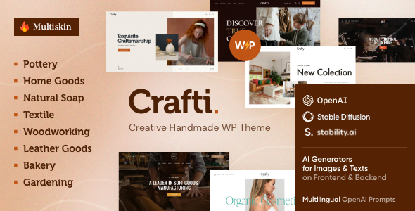 Crafti-手工商店WordPress主题