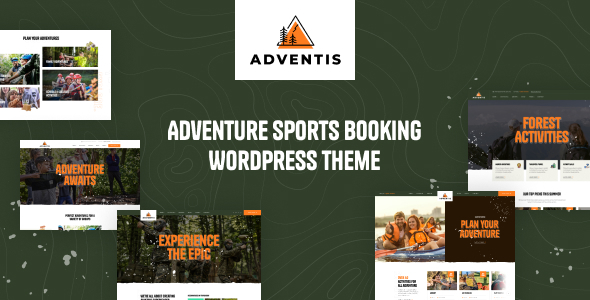 Adventis-冒险运动预订WordPress主题