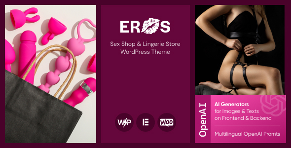 Eros-性用品店和内衣店WordPress主题