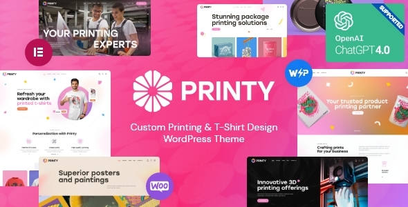 Printy–印刷店&设计公司WordPress主题