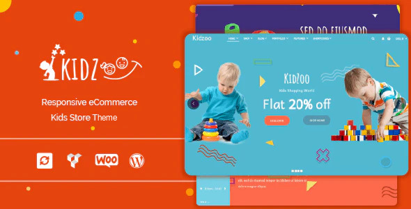 Kidzoo-儿童和婴儿商店WordPress电子商务主题
