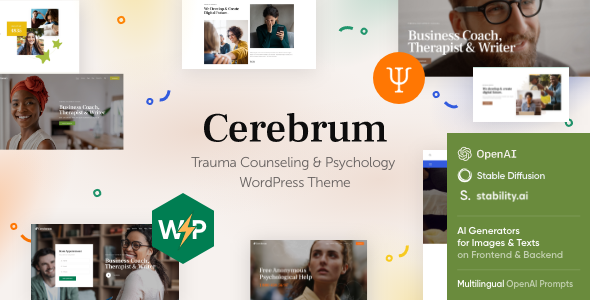 Cerebrum-咨询与心理学WordPress主题