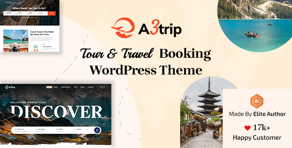 A3trip-旅游和旅行WordPress主题