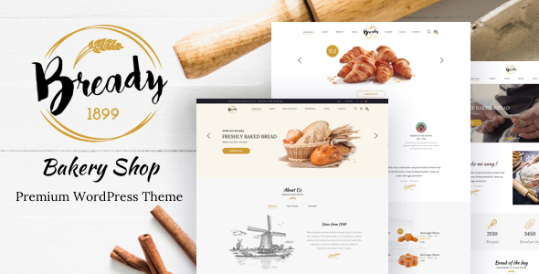 Bready–蛋糕烘焙WordPress主题