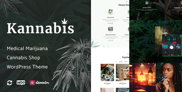 Kannabis-医用大麻WordPress主题