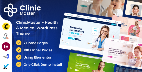 ClinicMaster-健康与医疗WordPress主题