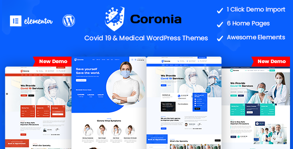 Coronia-医疗保健WordPress主题
