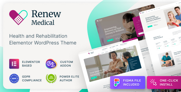 Renew Medical-物理治疗与康复诊所医疗WordPress主题