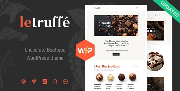 Le Truffe |巧克力糖果店WordPress主题