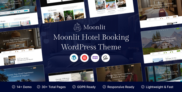 Moonlit-酒店预订WordPress主题
