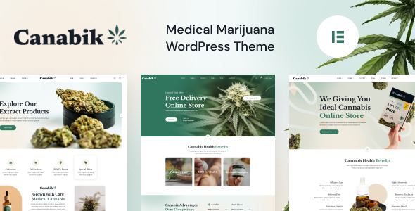 Canadik-医用大麻WordPress主题