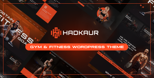 Hadkaur-健身和健身房WordPress主题