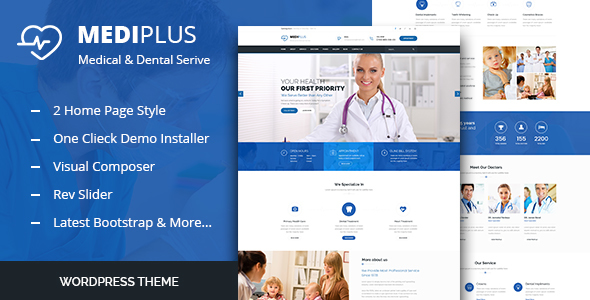 Medi Plus-医疗保健WordPress主题
