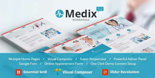 Medix-健康与医疗WordPress