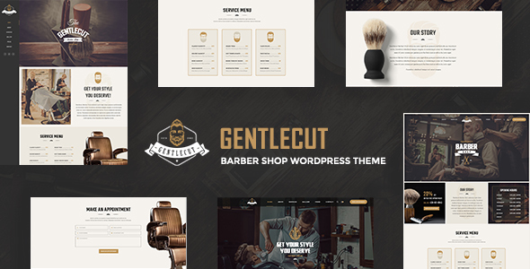 Gentlecut-美发沙龙和理发店WordPress主题