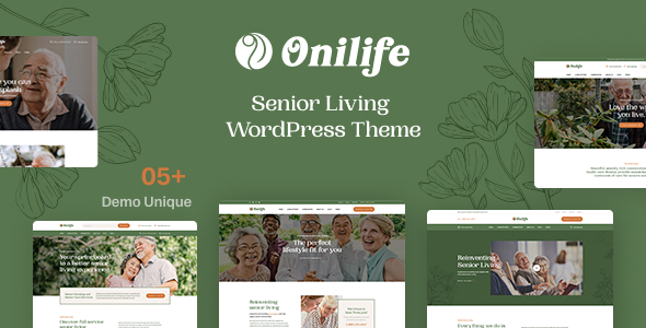 Onilife-老年生活WordPress主题
