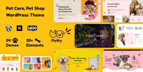 Petty-宠物护理和宠物店WooCommerce主题