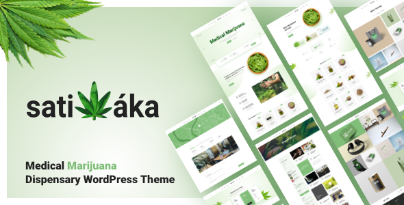 Sativaka-医用大麻药房WordPress
