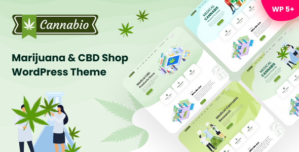 Cannabio-大麻和大麻WordPress主题