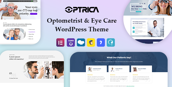 Optrica-验光师和眼部护理WordPress主题