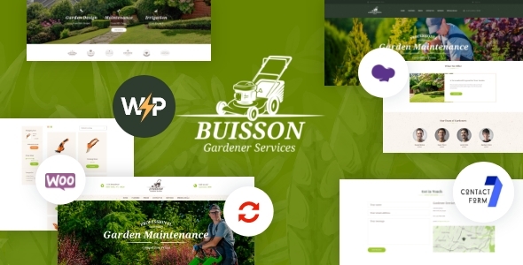 Buisson |园艺和景观WordPress主题