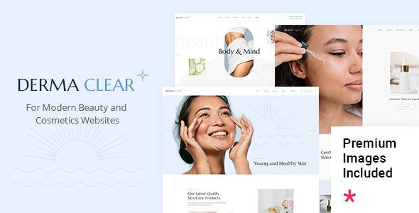 Derma Clear-美容化妆品和护肤WordPress主题