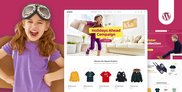 Uneno-儿童服装和玩具店WooCommerce主题