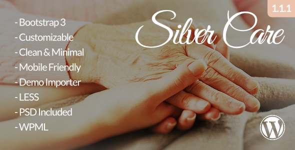 Silver Care-医疗WordPress主题