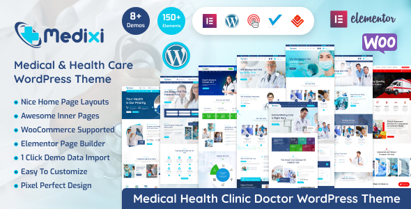 Medixi-医生和医疗保健WordPress主题