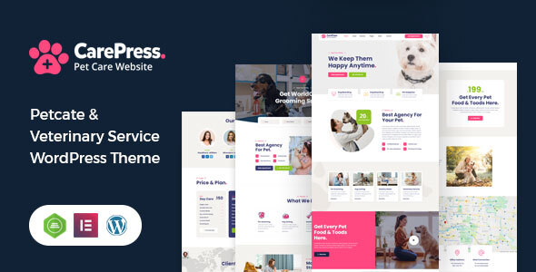 CarePress-宠物护理WordPress主题