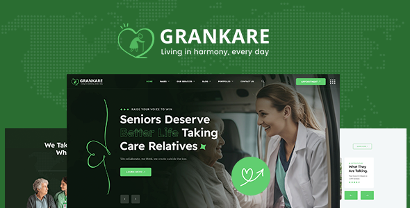 Grankare-老年护理WordPress主题