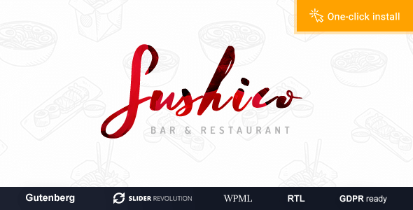 Sushico-寿司和亚洲美食餐厅WordPress主题