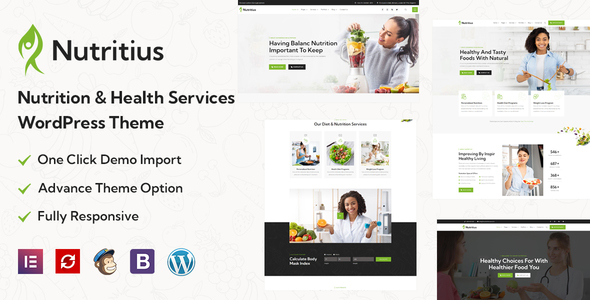 Nutritius-营养与健康服务WordPress主题