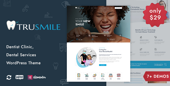 TruSmile-牙医WordPress主题