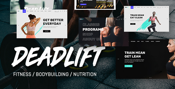 Deadlift-健身和健美WordPress主题