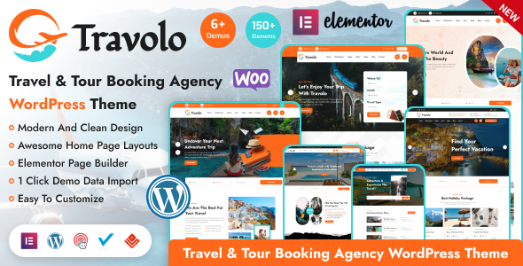 Travolo-旅行社和旅游预订WordPress主题